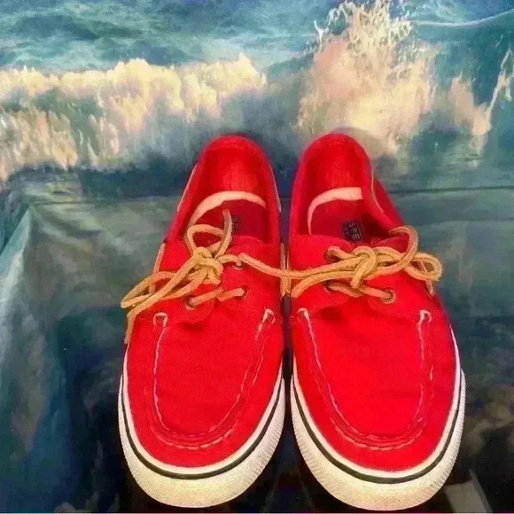 Red Sperry’s Topsider Boat Shoe - Picture 7 of 16